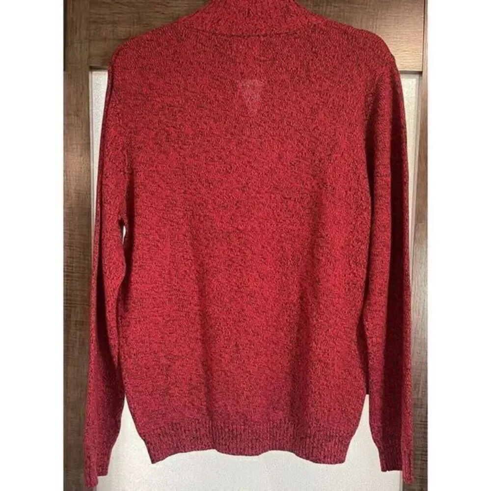 Izod Red Black‎ Heathered Youth XL 18/20 3/4 Zip